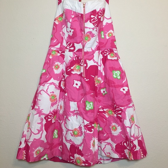 Pink Lily Pulitzer Dress 12 - Picture 2 of 7